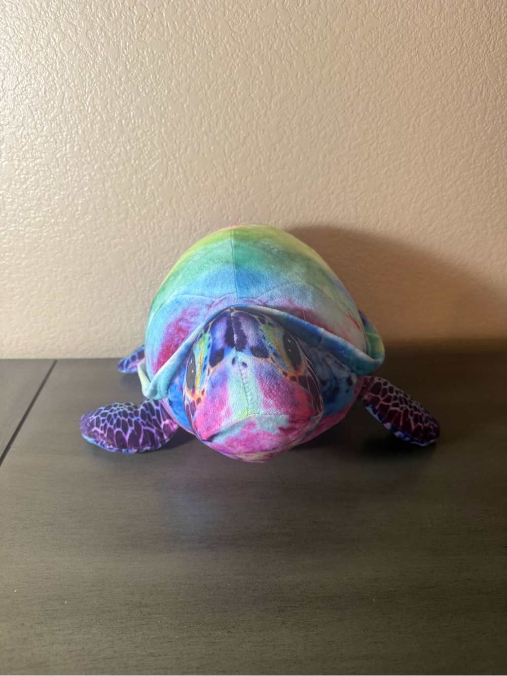Fiesta Rainbow Sea Turtle Plush Tie Dye Stuffed Animal